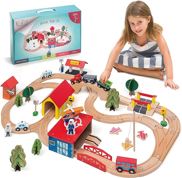 Wooden Train Set