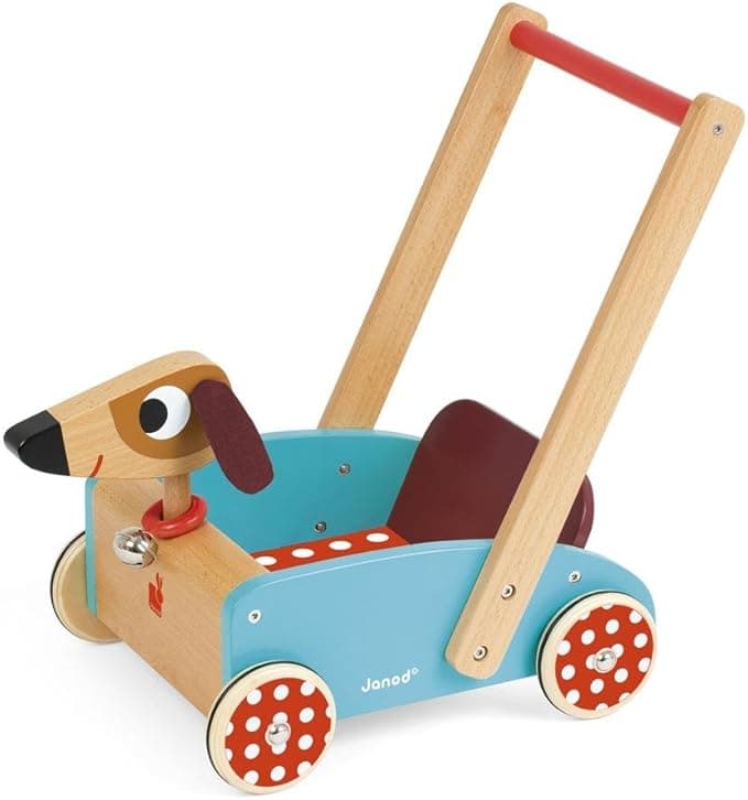 Janod Crazy Doggy Push Cart