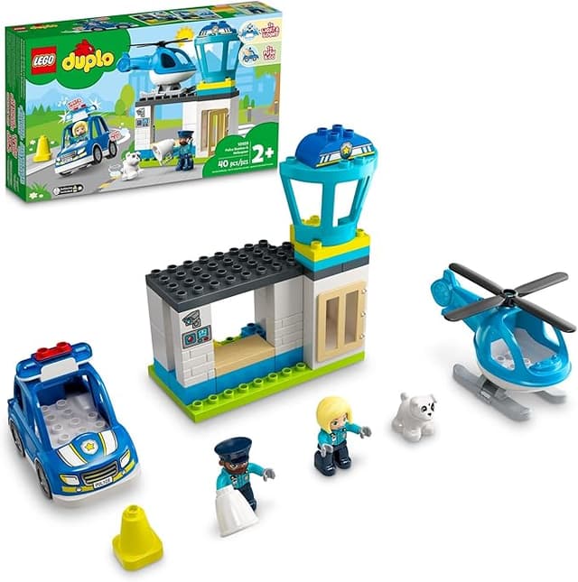 LEGO DUPLO Town Fire Station and Helicopter